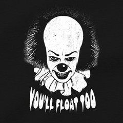 IT T Shirt PENNYWISE Killer Clown Chud Stephen King Derry Maine Losers Club Tee