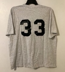 Vintage Hanes Heavyweight Number 33 T Shirt Tee Size XL