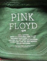 Pink Floyd Vintage Green And Pink Tie Dye Distressed Fashion T Shirt