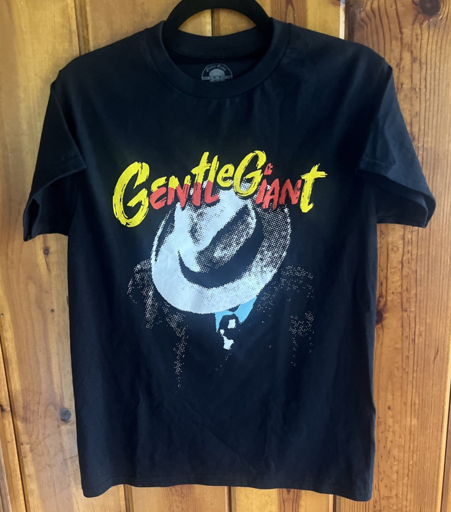 AUTHENTIC Gentle Giant Official Merch – Black T Shirt – CITIZEN ALBUM – Size S