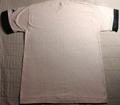 Vtg Lg FOTL St. Louis Union Station Graphic Single Stitch T Shirt W/ Flanel Cuff