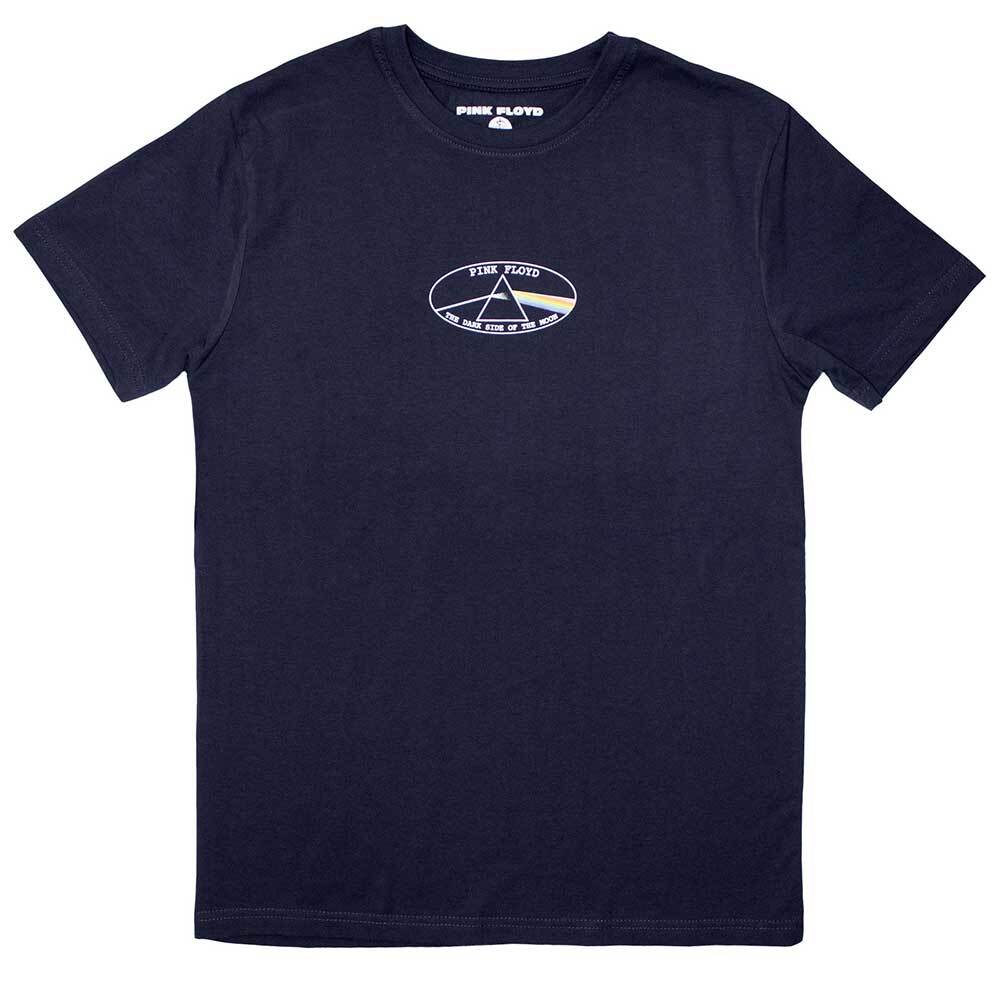 Pink Floyd Mini DSOTM Oval T-Shirt Blue New