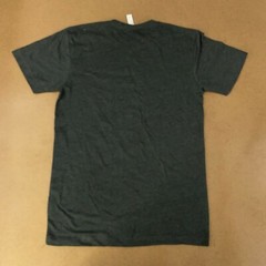 LAT Adult Size Small Charcoal Gray Cow Bells Ring Are You Listening Holiday Tee