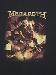 Megadeth Heavy Metal T-Shirt Size XL Pet And Smoke Free Home