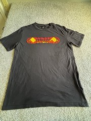 Oakley Men’s L Regular Black Crew Neck Short Sleeve Logo Graphic Print Tee