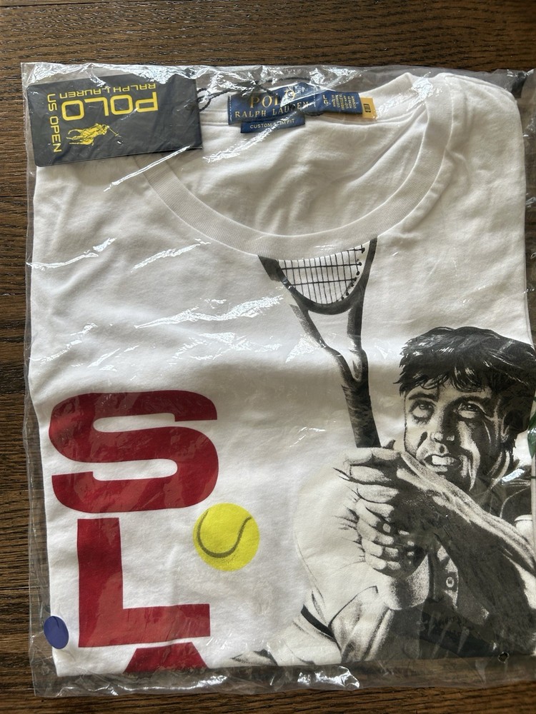 Polo Ralph Lauren Men’s US Open Custom Fit White Slam Tee