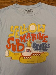 Vintage Style The Beatles Yellow Submarine T-Shirt Mens Medium