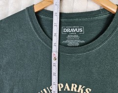 Dravus Shirt Mens Large Green North Cascades Parks Rec Duck Graphic Outdoors Tee