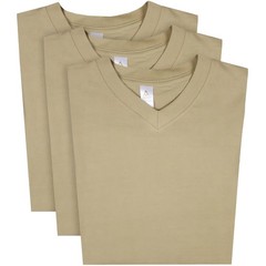 Access Men’s Heavyweight Short Sleeve Cotton V-Neck T-Shirt (Pack of 3)