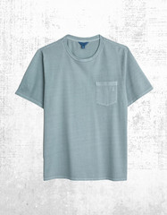 Men’s Seasalt T-shirt Cotton Crew Neck Chest Pockets Pale Wade Boxy Fit (Defect)
