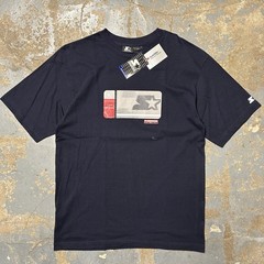 NWT Vintage Starter Logo 3M Navy T shirt Men Size Medium