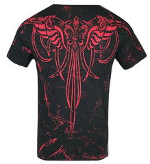 Xtreme Couture By Affliction Men’s T-Shirt VICTORY Skull Biker MMA Black S-5XL