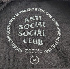 Anti Social Social Club Mens Lava T-Shirt ASSC Tee Black Purple Pink Medium