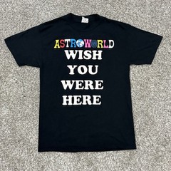 Travis Scott Astroworld Wish You Were Here 2019 Tour T-Shirt Mens Medium Black