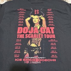 Official Doja Cat “The Scarlet Tour” Spider Graphic T-Shirt Size M