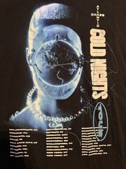 Shaka Wear Chase Atlantic Cold Nights Tour Long Sleeve T-Shirt Black Size XL