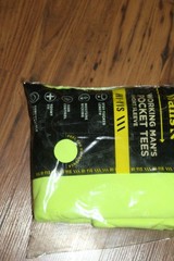 NIP Walls Working Man’s Pocket Tees S/S Hi-Vis Yellow – 2XL – 2 Pack