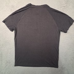 Tommy John Shirt Mens L Henley Grey S/S Modal Lightweight Breathable Basic Layer