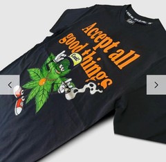 Switch Remarkable Mens Short Sleeve Leaf Graphic T-shirt BLACK M L XL XXL XXXL