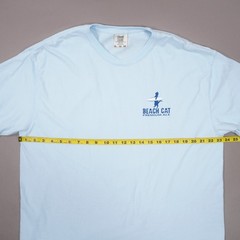 Comfort Colors Beach Cat Premium Ale Back Porch PCB Florida T Shirt Mens XL Blue
