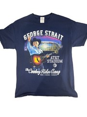George Strait “The Cowboy Rides Away Final Show” T-Shirt Medium Arlington 2014