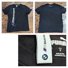 Puma BMW Motorsport Black SHIRT (Large) 21×28.5 Racing