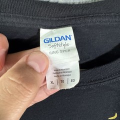 Gildan Softstyle T-Shirt Men’s Xl Black Ring Spun Preston Playz 100% Cotton