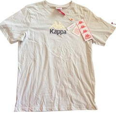 Kappa Authentic Molongio T-Shirt – Grey Silver/Violet Bloom/Yello ‘Men’s’ S-NWT