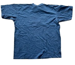 VTG Pepsi T Shirt Sz L/XL Made USA 100 Percent Guaranteed Blue Single Stitch