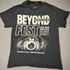 Rucking Fotten Beyond Fest Shirt Mens Medium Black Movie Festival Tee T-Shirt