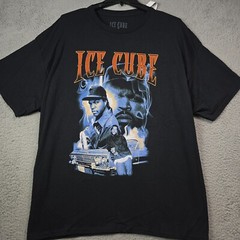 ICE CUBE Shirt Mens 3XL XXXL Black Hip Hop Rap Music 90 Y2K Retro Streetwear NWT