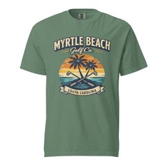 Myrtle Beach Golf Shirt Vintage Coastal South Carolina Premium Golf Tee