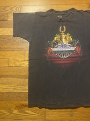 Vintage Harley Davidson Dragon Faded Black T Shirt Size M