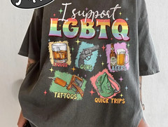 I Support Lgbtq Shirt, Pride Month T-Shirt