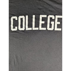 Adidas Ultimate Tee Mens Black College Graphic Climalite Performance Shirt L