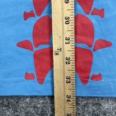 LRG Dead Serious Shirt Mens 3XL Blue Skeleton Lifted Research Group Kanye Glow