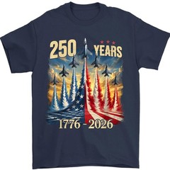 250 Years America Anniversary Fighter Jets 250th Birthday 1776-2026
