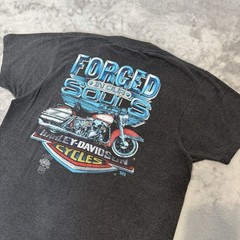 Vintage 80’s 3D Emblem Harley Davidson Rolling Thunder T-Shirt Men’s Size Large