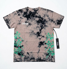 Civil Regime Men’s Short Sleeve Crew Neck Cotton Tie-Dye T-Shirt Black S
