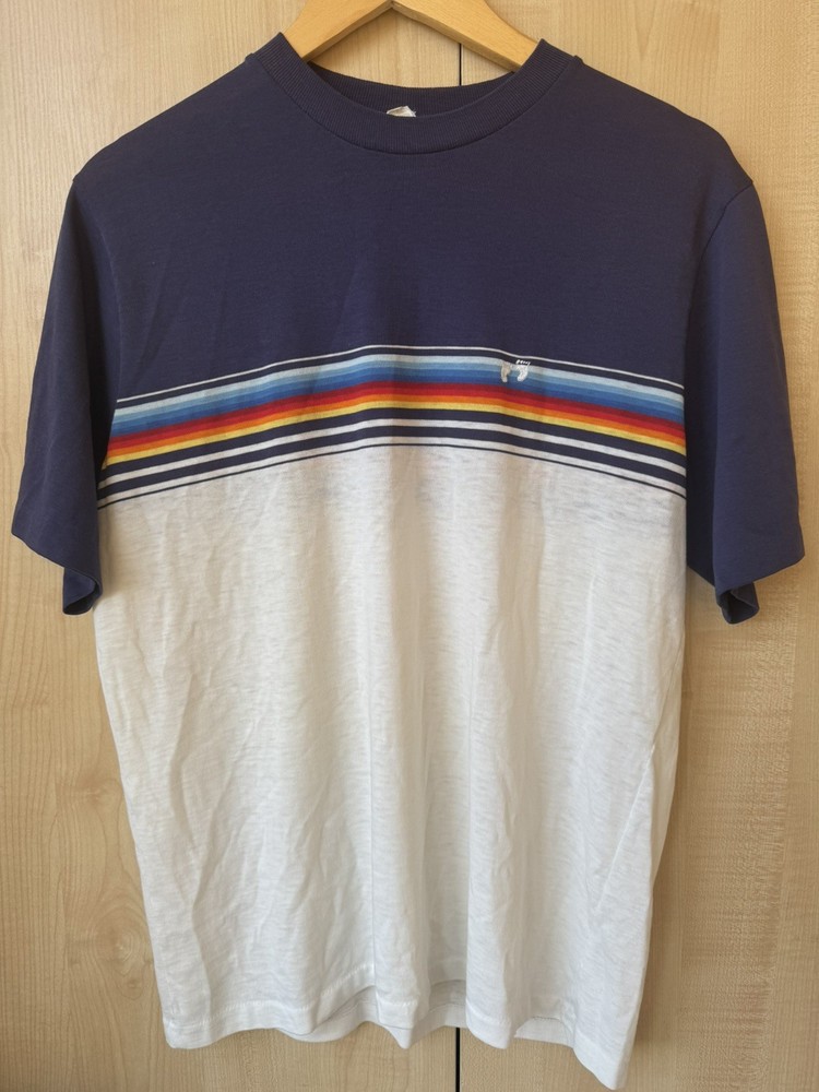 rare 70s 80s HANG TEN Surf made in USA VINTAGE Bare feet logo t-shirt men’s L