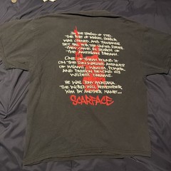 Vintage 90s Y2K Scarface The American Dream Tony Montana USA XL T Shirt Movie