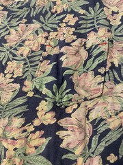 Free Planet Large Navy Floral Print Short Sleeve T-Shirt