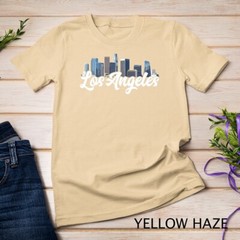 Los Angeles Skyline Architecture City Urban Graffiti Street Unisex T-shirt