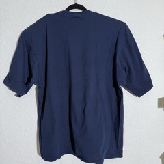 Vintage Pluma T-Shirt Mens 2XL Navy Blue VTG 90s Y2K USA Made Heavyweight Cotton