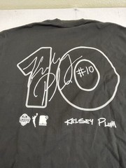 Kelsey Plum Los Angeles Sparks round21 Boxy Signature Name & Number Shirt Sz LG