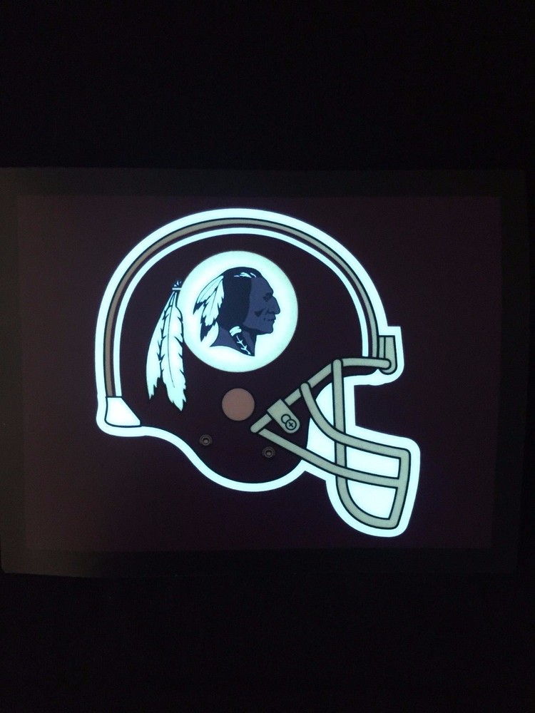 Redskins LED Shirt NFL Sound-Activated Lights Up LED T-Shirt ALL SIZES Wireless
