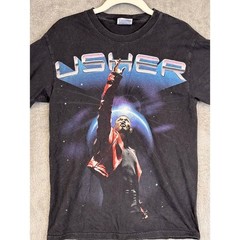 Usher OMG Tour 2011 T Shirt Black Adult Size S Concert Merch Hanes Heavyweight