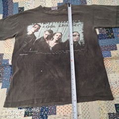 Vintage Coal Chamber Blue Grape T Shirt 1998 Size Medium Black Faded Nu Metal