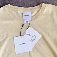 Calvin Klein Men’s M Short-Sleeve Supima Cotton Soft Interlock T-Shirt Parsnip
