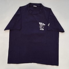 Vintage 90’s Bad Boy Want Some Cheese With That Wine? T Shirt Men’s XL Navy Blue